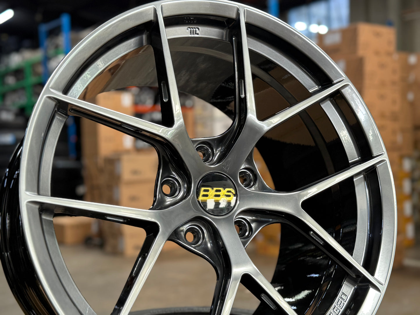 New 20x9 ET48 20x11.5 ET62 Overdrive Forged BBS FIR Design (4 wheel) 5x130 Hyper Black