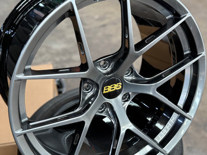 New 20x9 ET48 20x11.5 ET62 Overdrive Forged BBS FIR Design (4 wheel) 5x130 Hyper Black