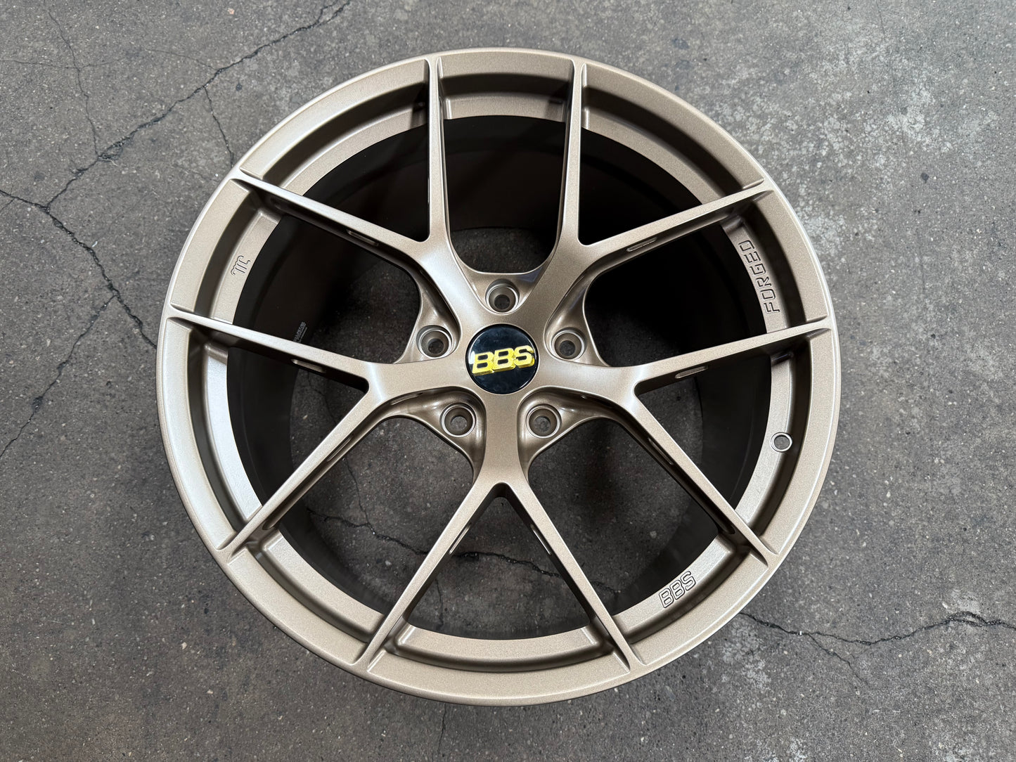 New 20x9 ET48 20x11.5 ET62 Overdrive Forged BBS FIR Design (4 wheel) 5x130 Bronze