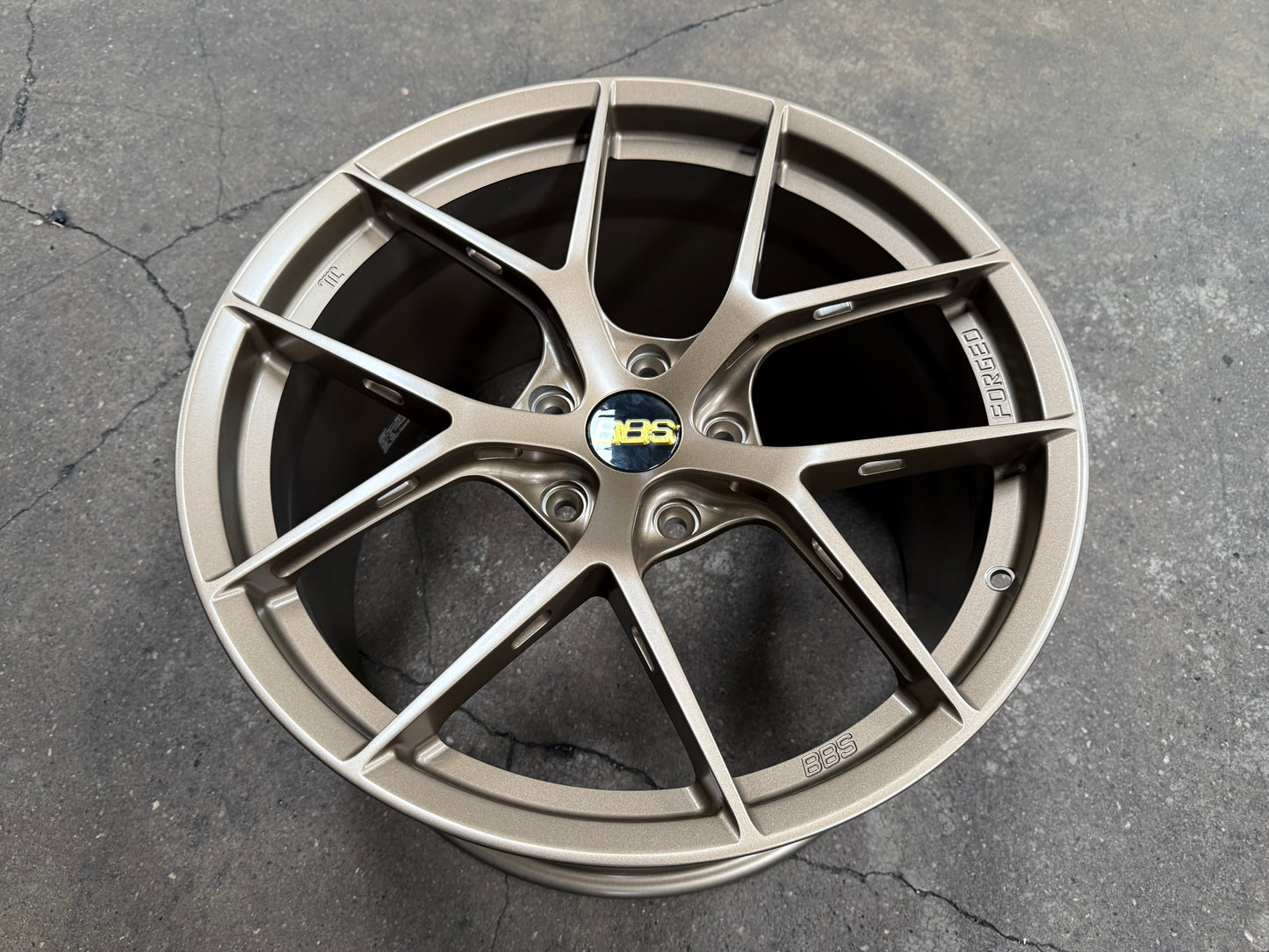 New 20x9 ET48 20x11.5 ET62 Overdrive Forged BBS FIR Design (4 wheel) 5x130 Bronze