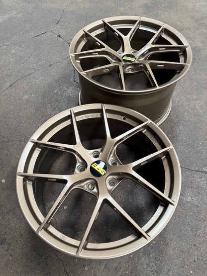 New 20x9 ET48 20x11.5 ET62 Overdrive Forged BBS FIR Design (4 wheel) 5x130 Bronze