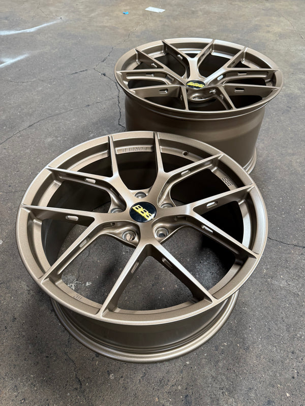 New 20x9 ET48 20x11.5 ET62 Overdrive Forged BBS FIR Design (4 wheel) 5x130 Bronze