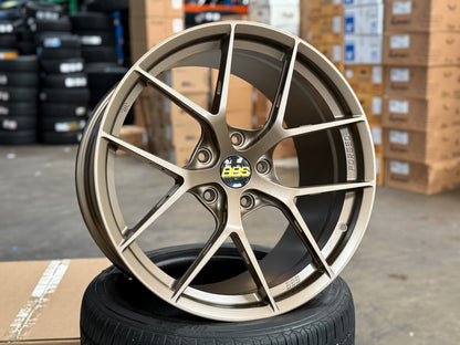New 20x9 ET48 20x11.5 ET62 Overdrive Forged BBS FIR Design (4 wheel) 5x130 Bronze