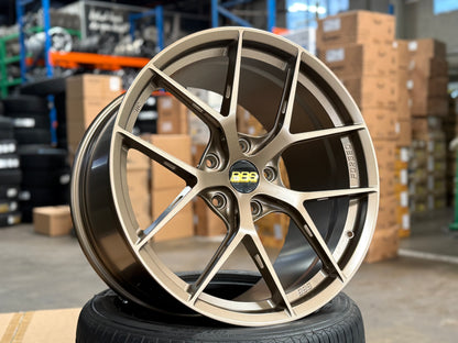 New 20x9 ET48 20x11.5 ET62 Overdrive Forged BBS FIR Design (4 wheel) 5x130 Bronze