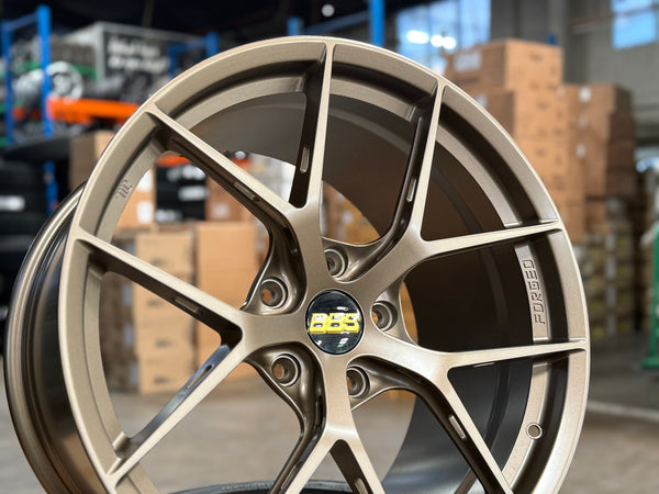 New 20x9 ET48 20x11.5 ET62 Overdrive Forged BBS FIR Design (4 wheel) 5x130 Bronze