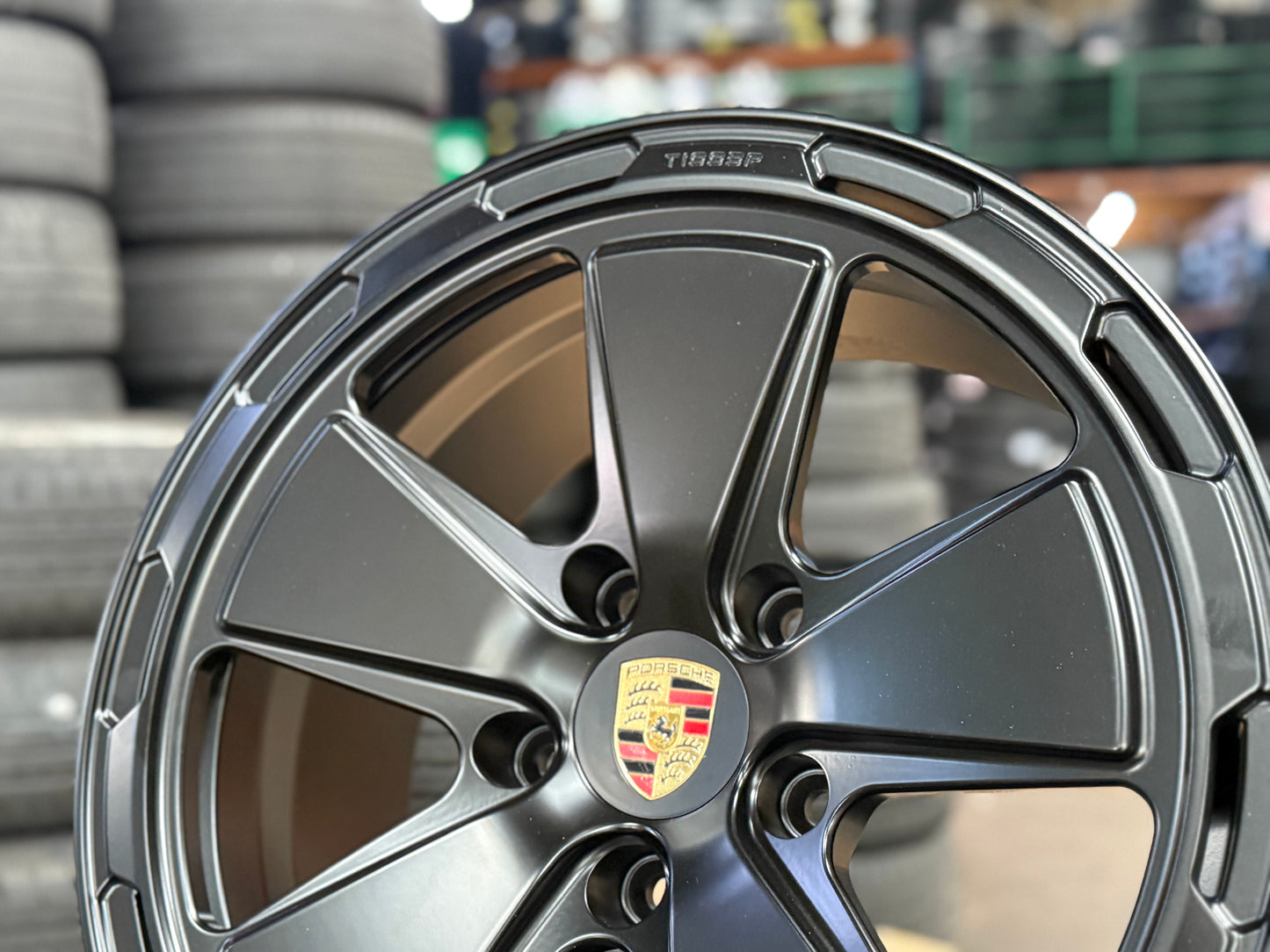 New 18x9 ET30 Overdrive Forged Rim Porsche Cayenne Overland (4 wheel) Black 5x130