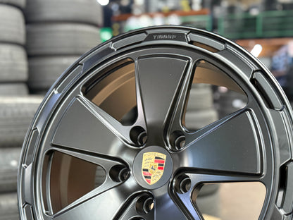 New 18x9 ET30 Overdrive Forged Rim Porsche Cayenne Overland (4 wheel) Black 5x130