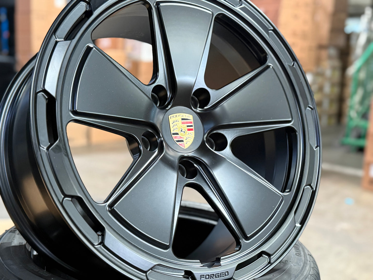 New 18x9 ET30 Overdrive Forged Rim Porsche Cayenne Overland (4 wheel) Black 5x130