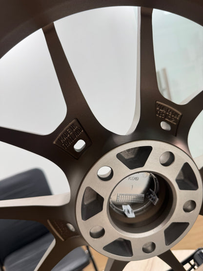 New  18x8.5 ET35 5x114.3 AOW G025 Style Satin Bronze Flow Formed Wheels (Set of 4)