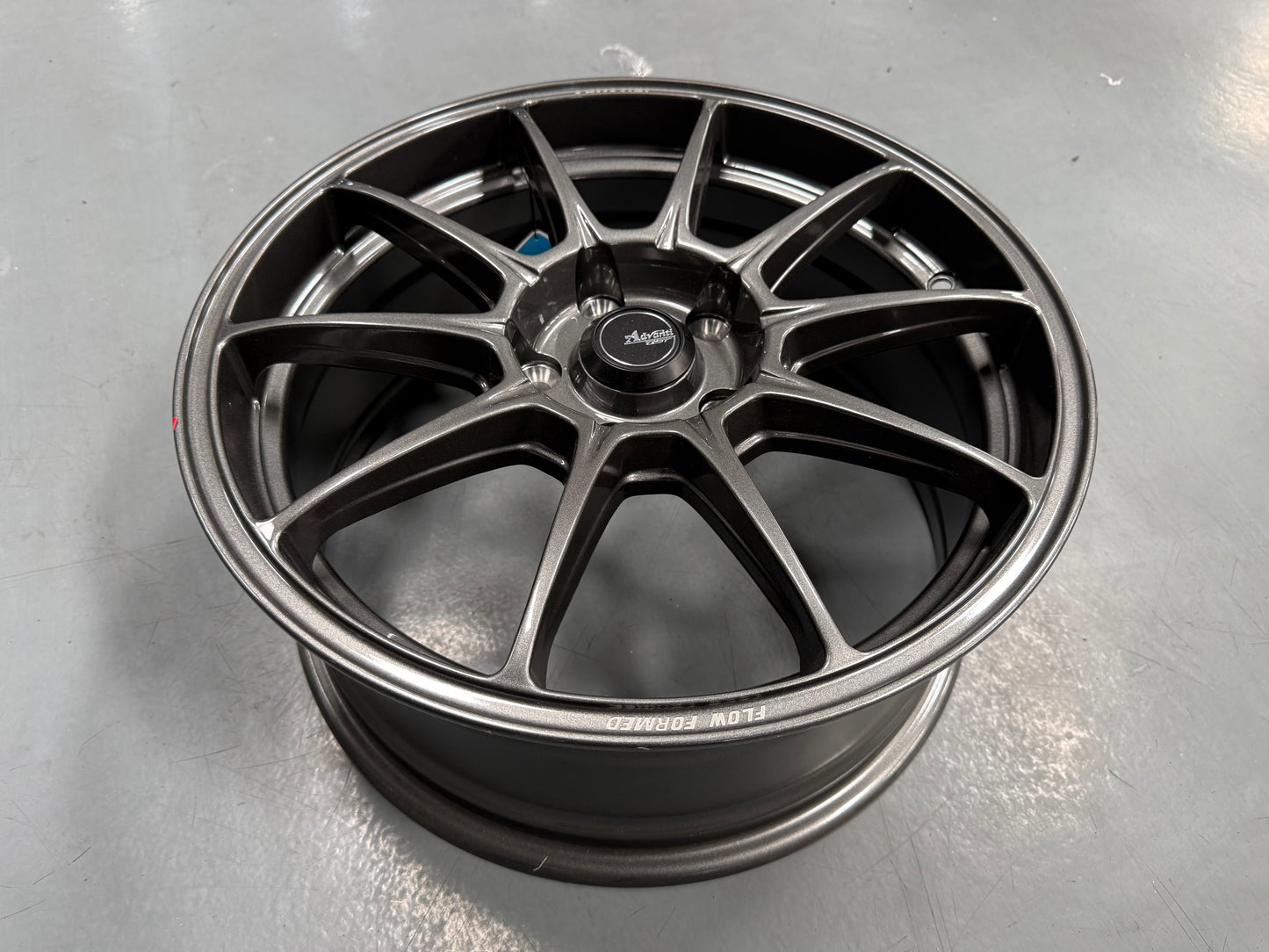 New 17x7.5 ET42 Advanti Aria 5x114.3 Gloss Gun Metal