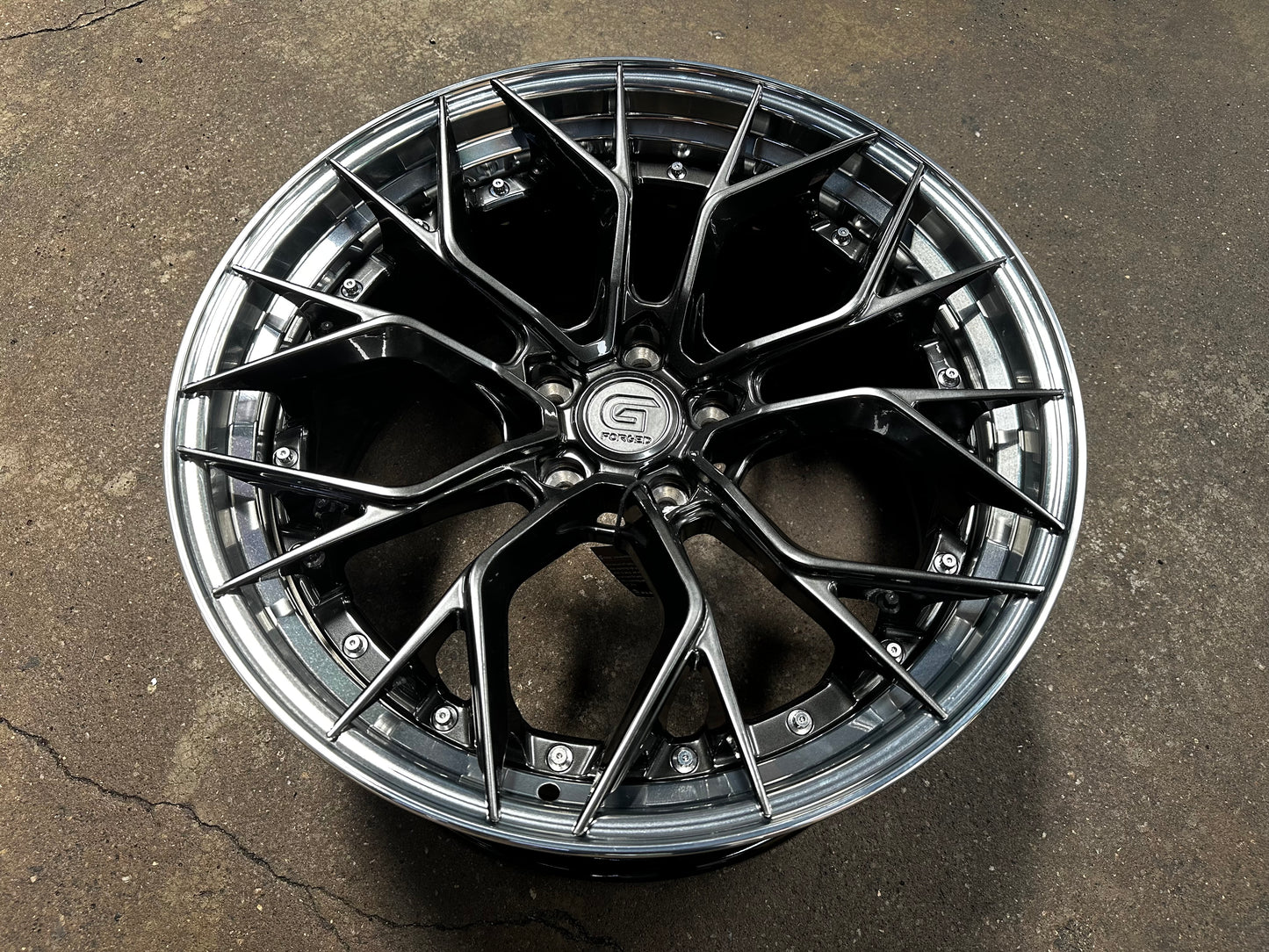 New 20x8.5 ET33 20x10 ET40 G Forged GF09 (4 wheel) 5x120 Matte Black