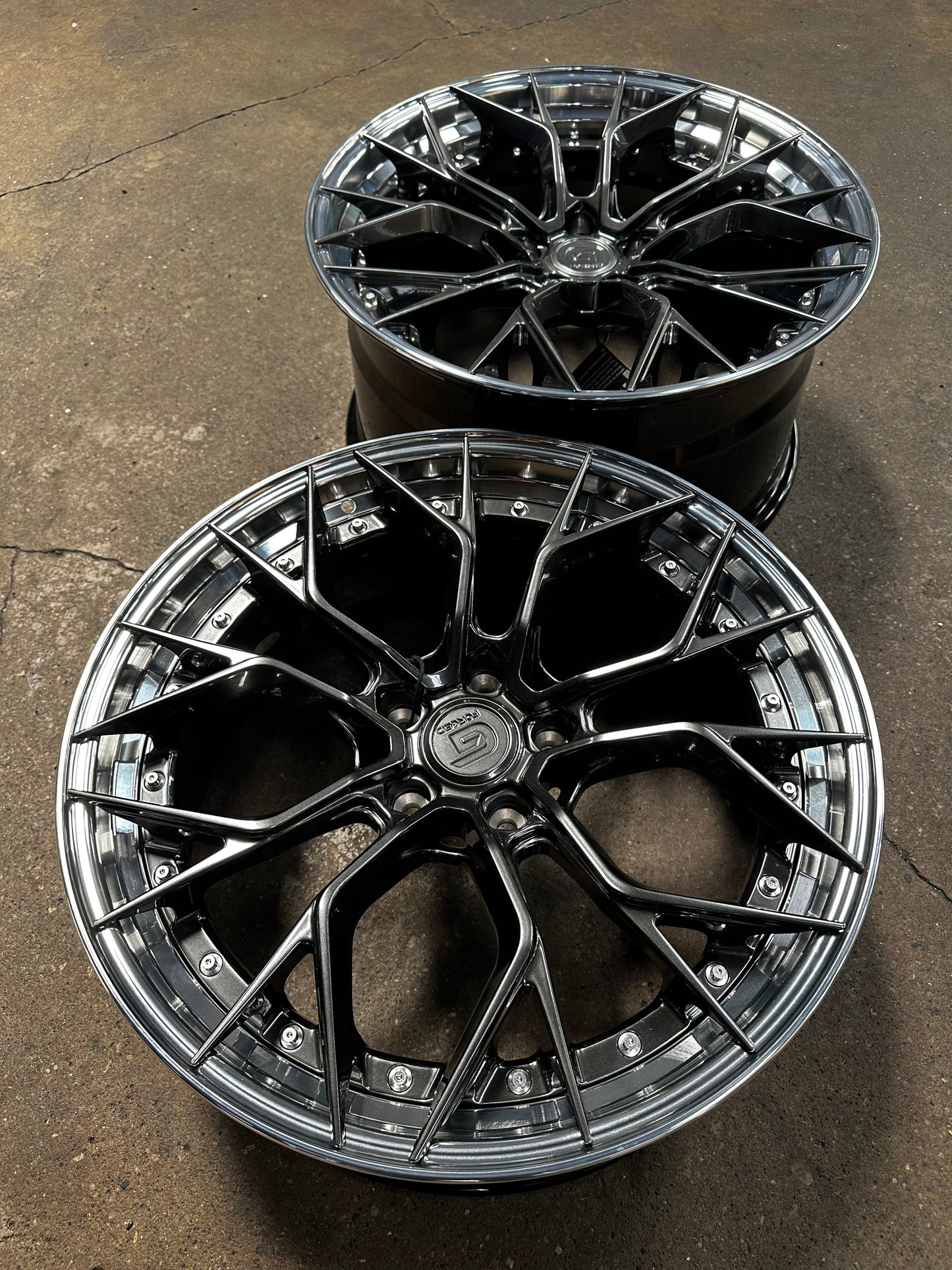 New 20x8.5 ET33 20x10 ET40 G Forged GF09 (4 wheel) 5x120 Matte Black