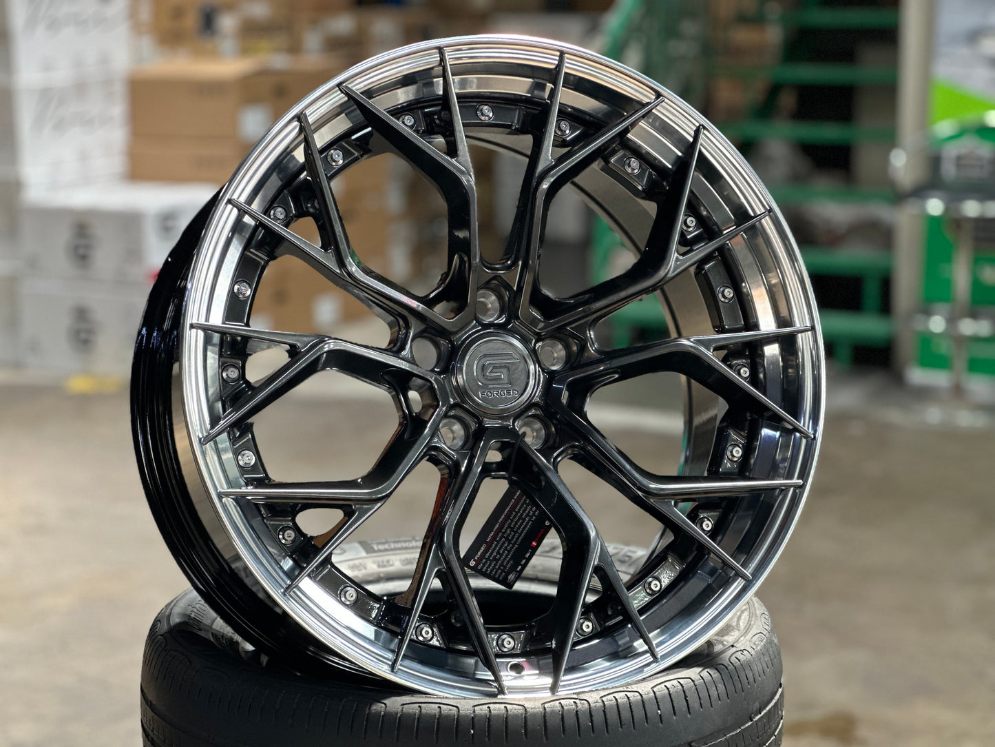 New 20x8.5 ET33 20x10 ET40 G Forged GF09 (4 wheel) 5x120 Matte Black