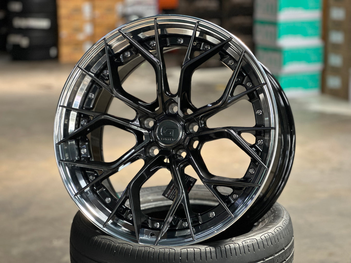 New 20x8.5 ET33 20x10 ET40 G Forged GF09 (4 wheel) 5x120 Matte Black