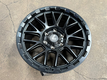 New 17X9 ET12 Lenso Cezar Rim (4 wheel) Matt Black 6X139.7