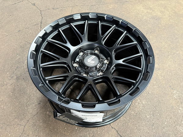 New 17X9 ET12 Lenso Cezar Rim (4 wheel) Matt Black 6X139.7