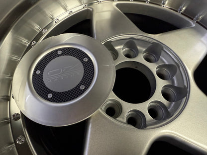 New 17X8.5 ET15 17X9.5 ET20 OZ Futura (4 wheel) Silver 5X112
