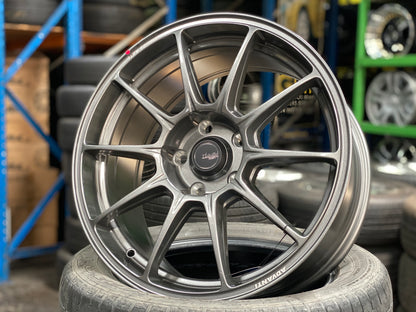 New 17X8 ET40 Advanti Aria Rim (4 wheel) Gunmetal 5X114.3