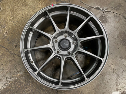 New 17X8 ET40 Advanti Aria Rim (4 wheel) Gunmetal 5X114.3