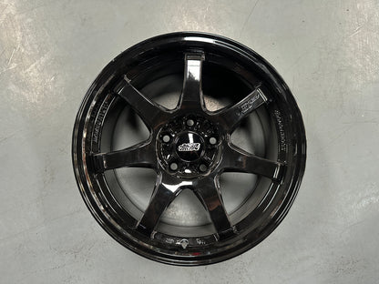 New 17X8 ET35 Mugen GP Design Rim (4 wheel) Gloss Black 5X114.3