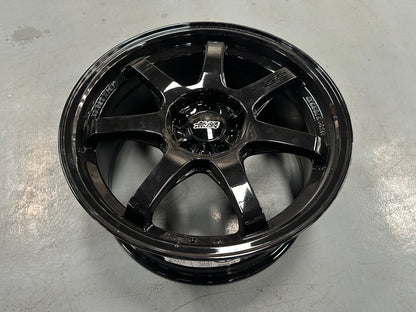 New 17X8 ET35 Mugen GP Design Rim (4 wheel) Gloss Black 5X114.3