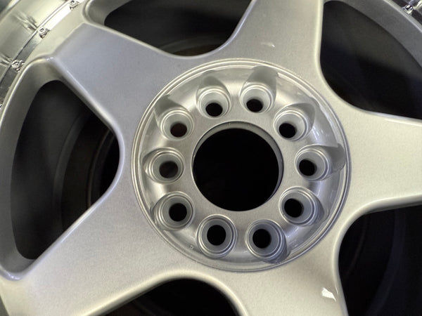 New 18x8 ET32 18x9.5 ET35 OZ Futura Classic (4 wheels) Silver 5X112