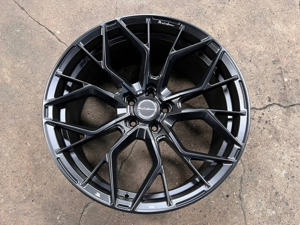 New 20x9 ET25 20x10 ET35 Brixton RF10 (4 wheel) 5x112 Satin Black