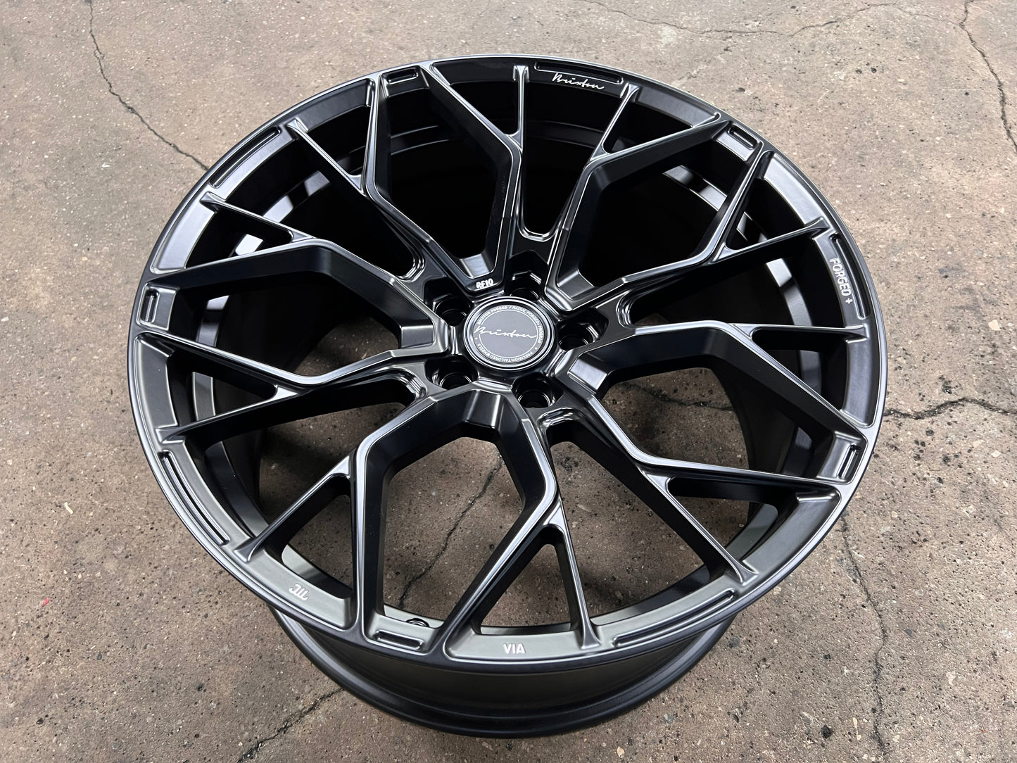 New 20x9 ET25 20x10 ET35 Brixton RF10 (4 wheel) 5x112 Satin Black