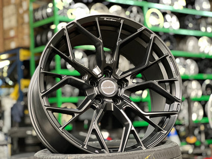 New 20x9 ET25 20x10 ET35 Brixton RF10 (4 wheel) 5x112 Satin Black