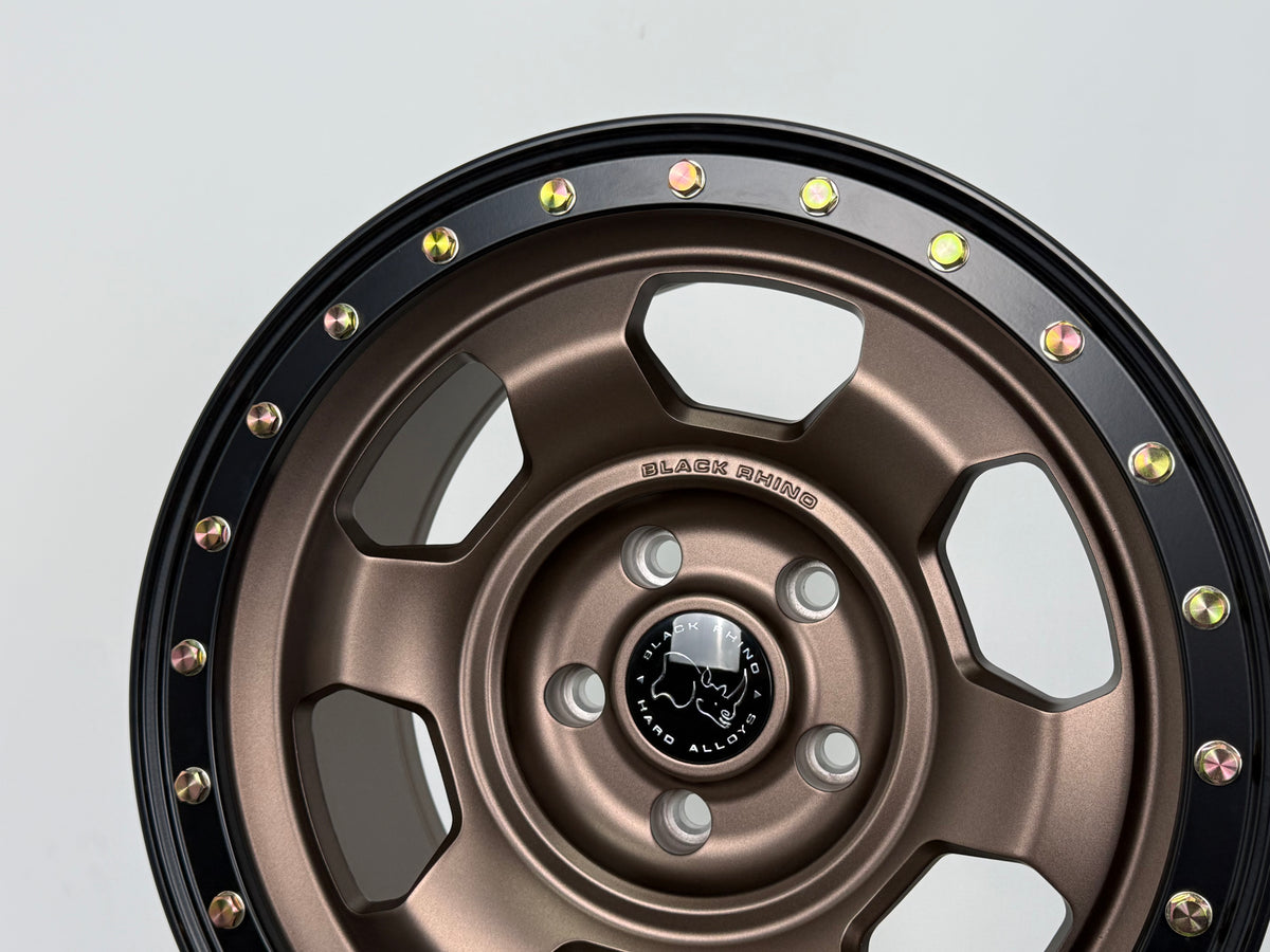 New 17X8.5 ET-10 Black Rhino Trooper Rim (5 wheel) Matt Bronze 5X127