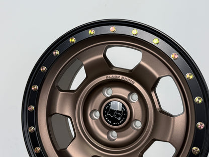 New 17X8.5 ET-10 Black Rhino Trooper Rim (5 wheel) Matt Bronze 5X127