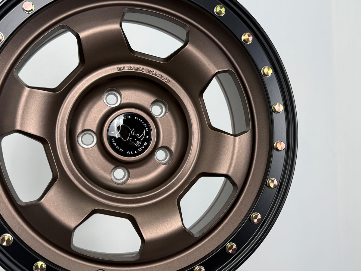 New 17X8.5 ET-10 Black Rhino Trooper Rim (5 wheel) Matt Bronze 5X127