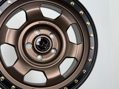 New 17X8.5 ET-10 Black Rhino Trooper Rim (5 wheel) Matt Bronze 5X127