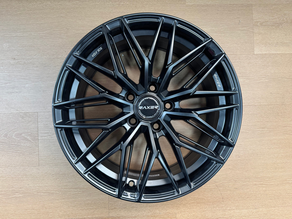 New 17X7.5 ET40 Raxer VOX105 Rim (4 wheel) Matt Black 5X114.3