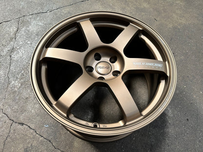 New 19x8.5J ET30 19x9.5J ET40 AOW TE37 (4 wheels) Bronze 5x112