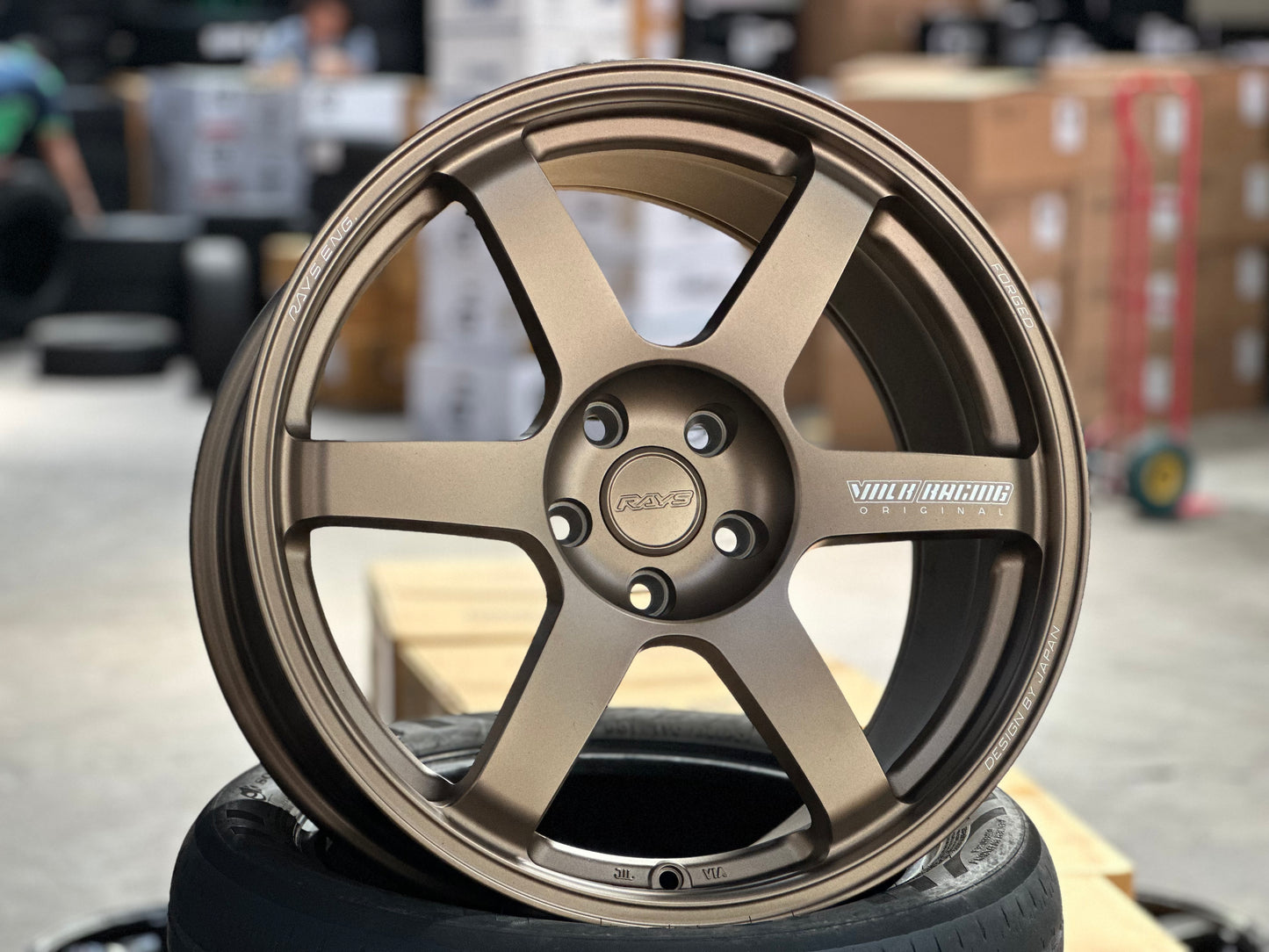 [Bundle] New 19x9.5J ET40 AOW TE37 (2 wheels) Bronze 5x112