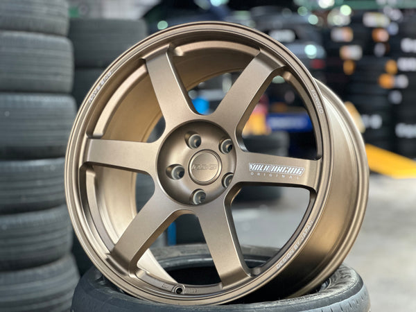 New 19x8.5J ET30 19x9.5J ET40 AOW TE37 (4 wheels) Bronze 5x114.3