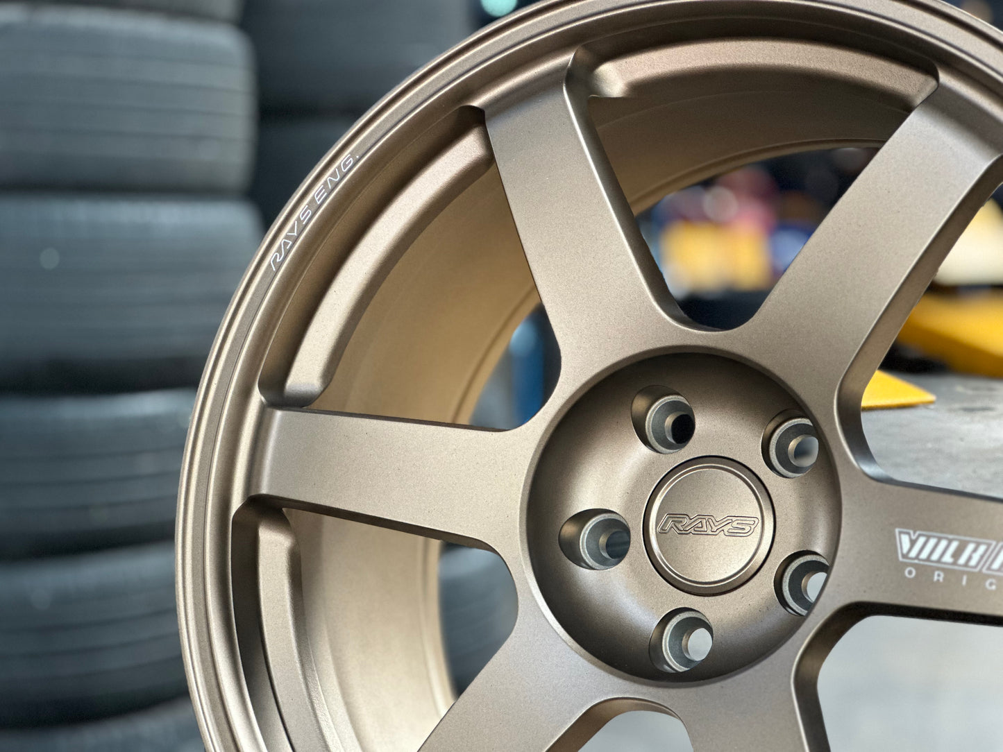 New 19x8.5J ET30 19x9.5J ET40 AOW TE37 (4 wheels) Bronze 5x112