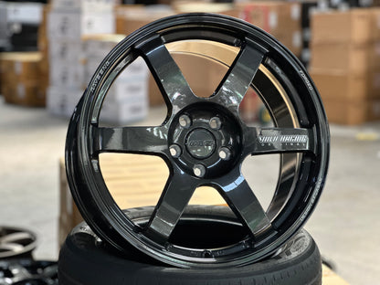 New 19x8.5J ET30 19x9.5J ET40 AOW TE37 (4 wheels) DGM 5x114.3