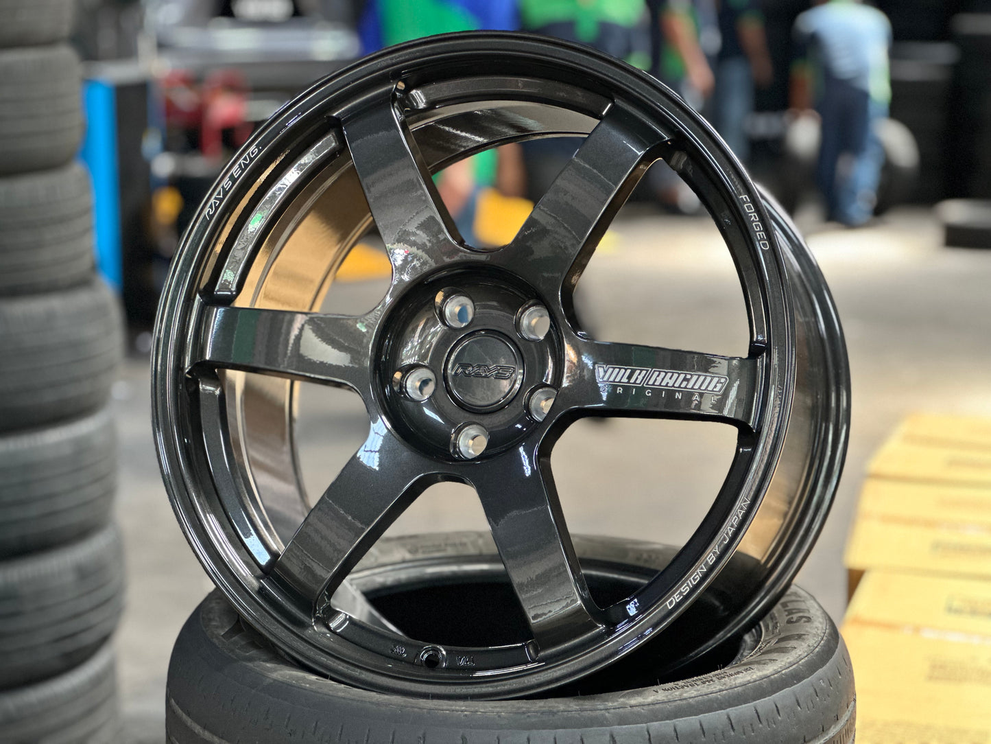 New 19x8.5J ET30 19x9.5J ET40 AOW TE37 (4 wheels) DGM 5x114.3