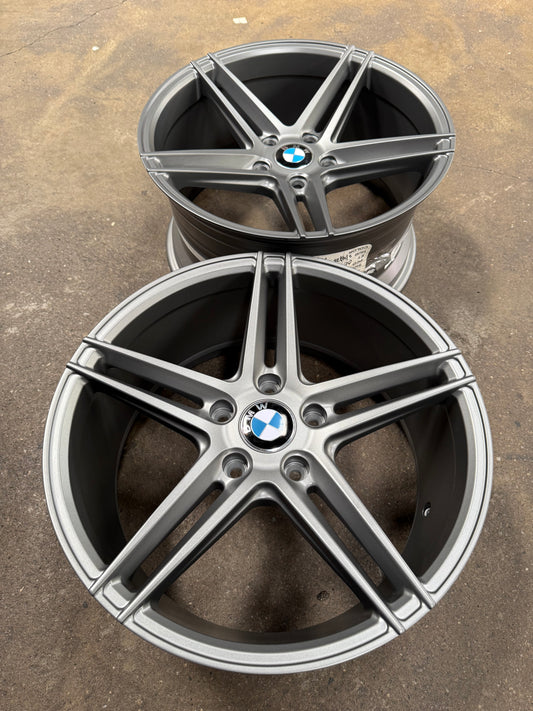 New 18x8 ET43 18x9 ET40 Inforged CV5 BMW F20 E87 (4 wheels) Grey 5X120
