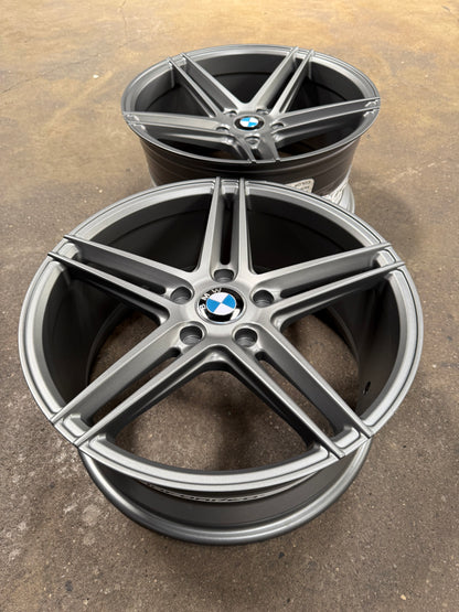 New 18x8 ET43 18x9 ET40 Inforged CV5 BMW F20 E87 (4 wheels) Grey 5X120