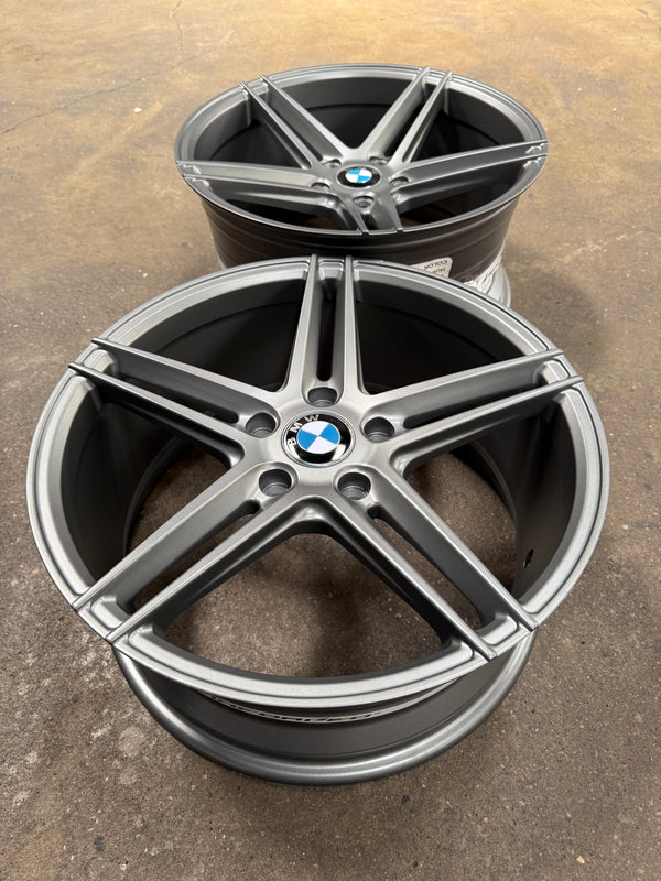 New 18x8 ET43 18x9 ET40 Inforged CV5 BMW F20 E87 (4 wheels) Grey 5X120