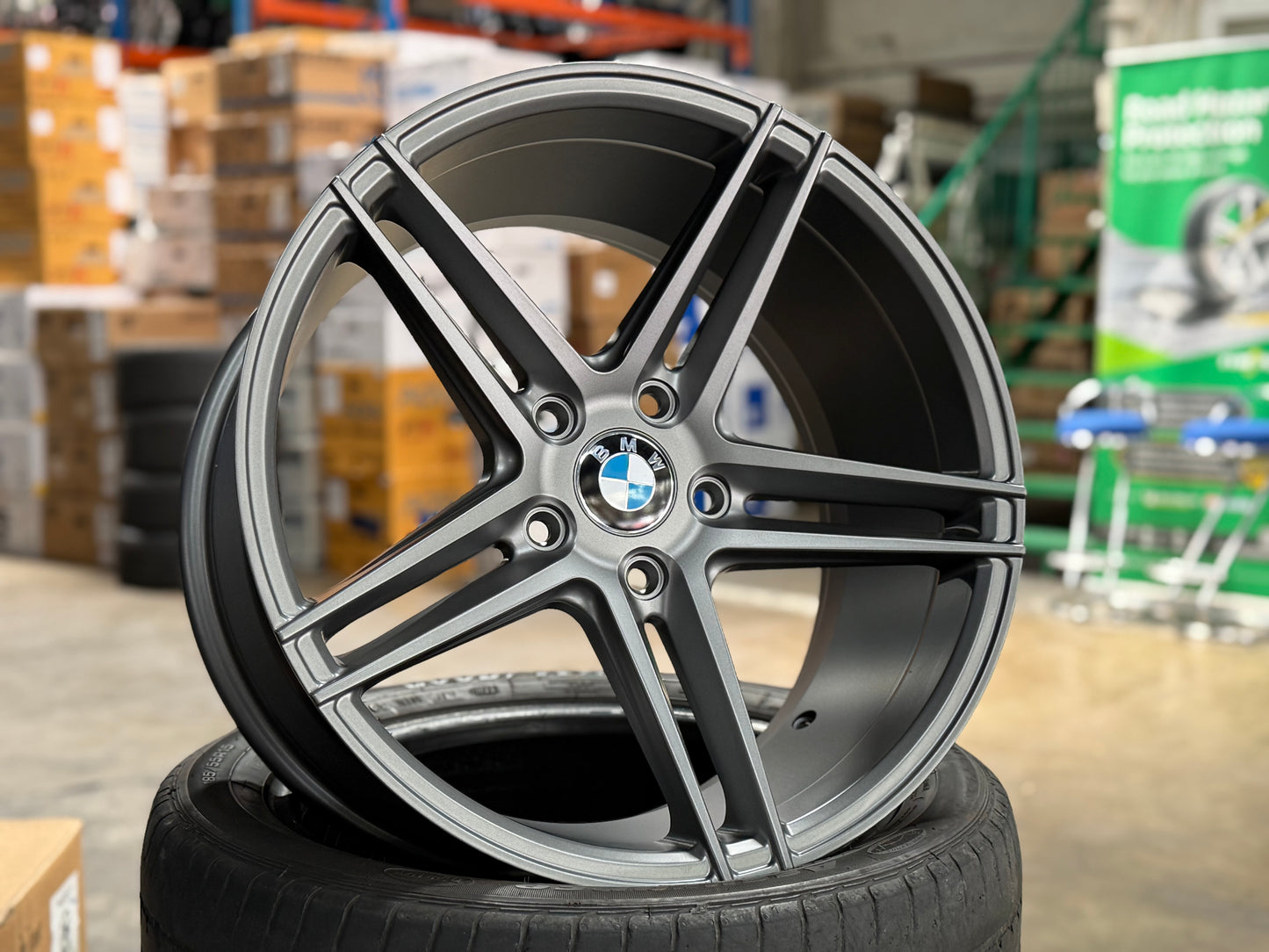 [Bundle] New 18x9 ET40 Inforged CV5 BMW F20 E87 (2 wheels) Grey 5X120