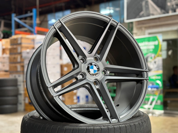New 18x8 ET43 18x9 ET40 Inforged CV5 BMW F20 E87 (4 wheels) Grey 5X120