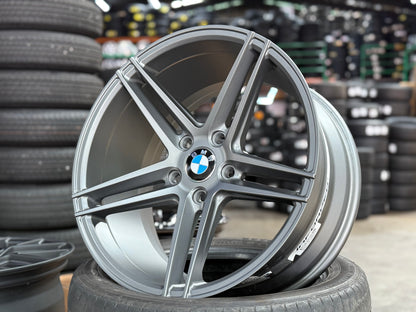 New 18x8 ET43 18x9 ET40 Inforged CV5 BMW F20 E87 (4 wheels) Grey 5X120