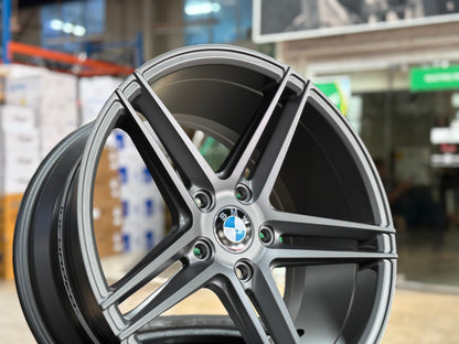 New 18x8 ET43 18x9 ET40 Inforged CV5 BMW F20 E87 (4 wheels) Grey 5X120
