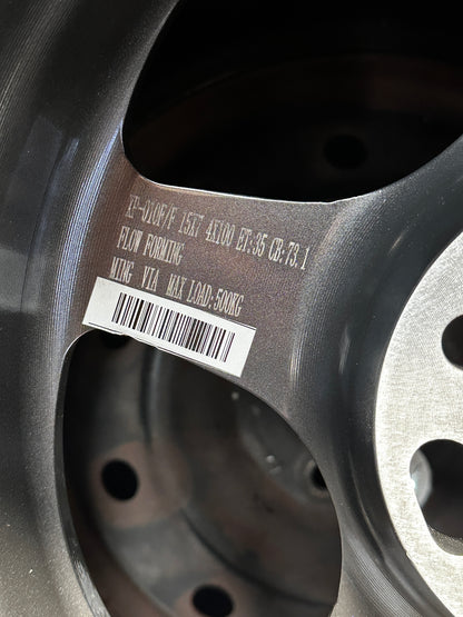 New 15X7 ET35 XOX Spoon Rim (4 wheel) Gunmetal 4X100