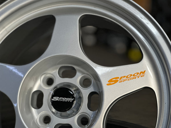 New 15X7 ET35 XOX Spoon Rim (4 wheel) Silver 4X100