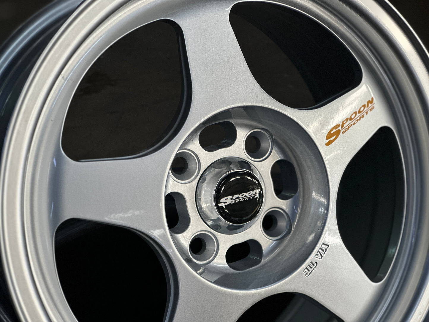 New 15X7 ET35 XOX Spoon Rim (4 wheel) Silver 4X100